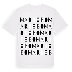 Mariebo ordlek t-shirt – ekologisk bomull t-shirt från Pinshirt