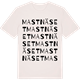 Vintage White t-shirt med Mastnäset ordlek t-shirt