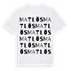 Matlös ordlek t-shirt