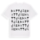Mattjäl ordlek t-shirt