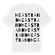 Meåstrand ordlek t-shirt