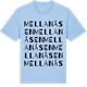 Blue Soul t-shirt med Mellanåsen ordlek t-shirt