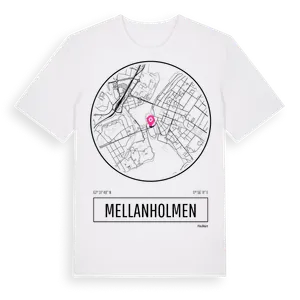 Mellanholmen t-shirt – ekologisk bomull t-shirt från Pinshirt