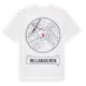 White t-shirt med Mellanholmen t-shirt