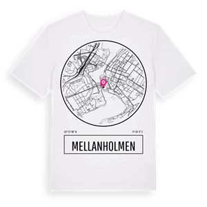 Mellanholmen t-shirt – ekologisk bomull t-shirt från Pinshirt