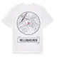 White t-shirt med Mellanholmen t-shirt
