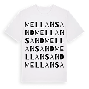 Mellansand ordlek t-shirt – ekologisk bomull t-shirt från Pinshirt