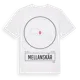 White t-shirt med Mellanskär t-shirt