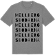 Mid Heather Gray t-shirt med Mellbergsbodarna ordlek t-shirt