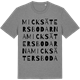 Mid Heather Gray t-shirt med Micksätersbodarna ordlek t-shirt