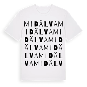 Midälva ordlek t-shirt – ekologisk bomull t-shirt från Pinshirt