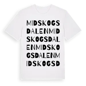 Midskogsdalen ordlek t-shirt – ekologisk bomull t-shirt från Pinshirt