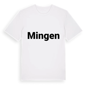 Mingen fetstil t-shirt – ekologisk bomull t-shirt från Pinshirt