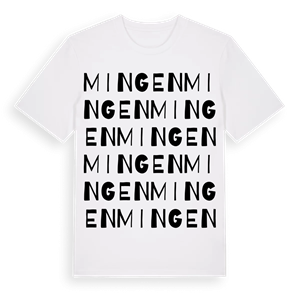 Mingen ordlek t-shirt – ekologisk bomull t-shirt från Pinshirt