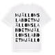 Mjällomslandet ordlek t-shirt