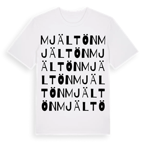 Mjältön ordlek t-shirt – ekologisk bomull t-shirt från Pinshirt