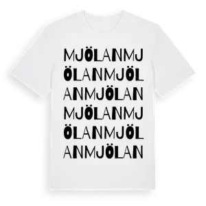 Mjölan ordlek t-shirt – ekologisk bomull t-shirt från Pinshirt