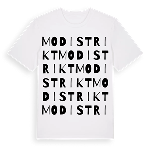 Mo distrikt ordlek t-shirt – ekologisk bomull t-shirt från Pinshirt