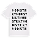 Mo distrikt ordlek t-shirt