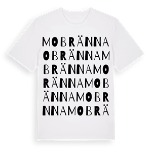 Mobränna ordlek t-shirt – ekologisk bomull t-shirt från Pinshirt