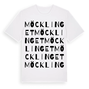 Möcklinget ordlek t-shirt – ekologisk bomull t-shirt från Pinshirt