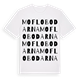 Moflobodarna ordlek t-shirt