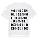 Moliden ordlek t-shirt