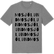 Mid Heather Gray t-shirt med Mosjölund ordlek t-shirt