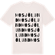 Vintage White t-shirt med Mosjölund ordlek t-shirt