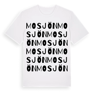 Mosjön ordlek t-shirt – ekologisk bomull t-shirt från Pinshirt
