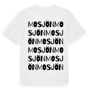 Mosjön ordlek t-shirt – ekologisk bomull t-shirt från Pinshirt