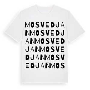 Mosvedjan ordlek t-shirt – ekologisk bomull t-shirt från Pinshirt