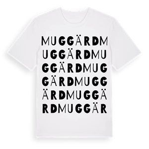 Muggärd ordlek t-shirt – ekologisk bomull t-shirt från Pinshirt