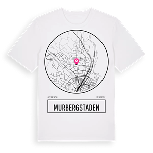 Murbergstaden t-shirt – ekologisk bomull t-shirt från Pinshirt