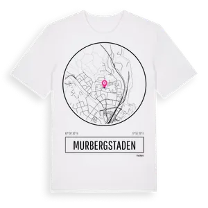 Murbergstaden t-shirt – ekologisk bomull t-shirt från Pinshirt