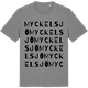 Mid Heather Gray t-shirt med Myckelsjö ordlek t-shirt