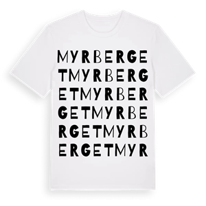 Myrberget ordlek t-shirt – ekologisk bomull t-shirt från Pinshirt