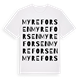 Myreforsen ordlek t-shirt