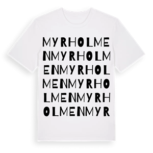 Myrholmen ordlek t-shirt – ekologisk bomull t-shirt från Pinshirt