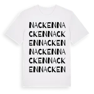 Nacken ordlek t-shirt – ekologisk bomull t-shirt från Pinshirt