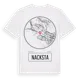 White t-shirt med Nacksta t-shirt