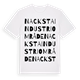 Nacksta industriområde ordlek t-shirt