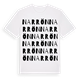 White t-shirt med Narrön ordlek t-shirt