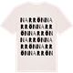Vintage White t-shirt med Narrön ordlek t-shirt