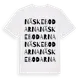 White t-shirt med Näskebodarna ordlek t-shirt