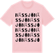 Pink Cotton t-shirt med Nässjö ordlek t-shirt