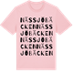 Pink Cotton t-shirt med Nässjöbäcken ordlek t-shirt