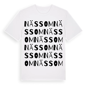 Nässom ordlek t-shirt – ekologisk bomull t-shirt från Pinshirt