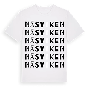 Näsviken ordlek t-shirt – ekologisk bomull t-shirt från Pinshirt