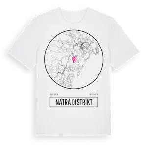 Nätra Distrikt t-shirt – ekologisk bomull t-shirt från Pinshirt
